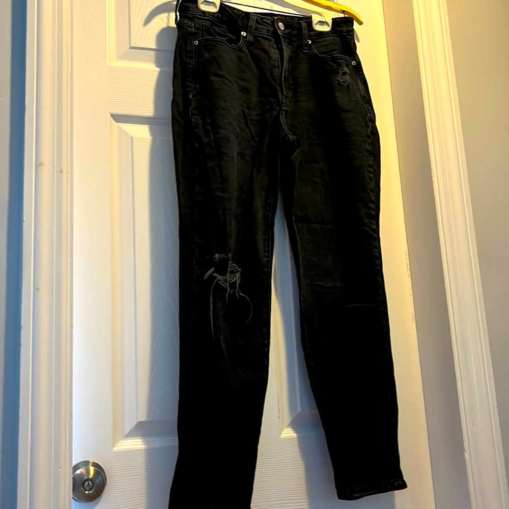 Black old navy OG straight leg jeans